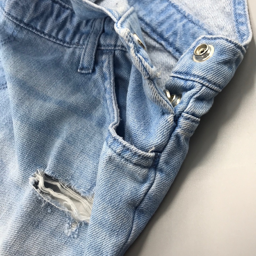 Children’s place light denim overalls - Picture 8 of 9